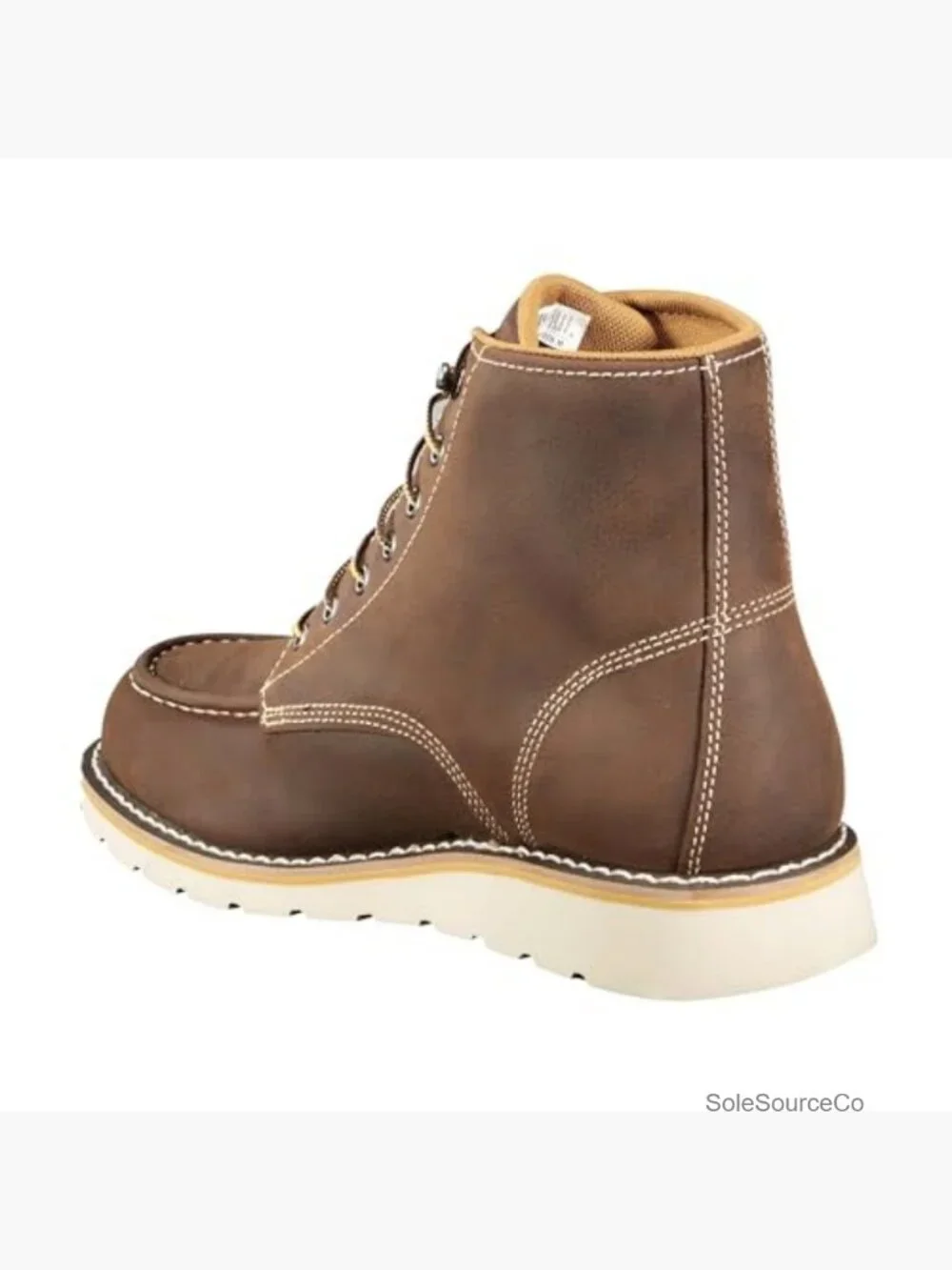 Waterproof Steel Toe Wedge Work Boot Size 10 Premium Leather